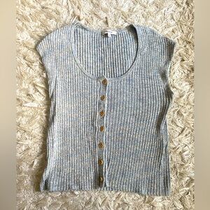 Madewell cropped scoop neck sweater